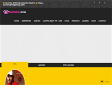 Tablet Screenshot of olimpicgym.ro